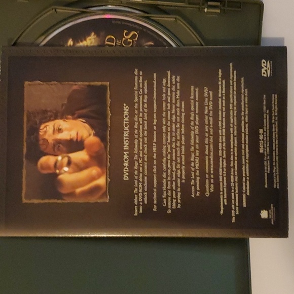 The Lord of the Rings dvd Fullscreen edition TWO dvds the fellowship of the ring - Picture 8 of 8